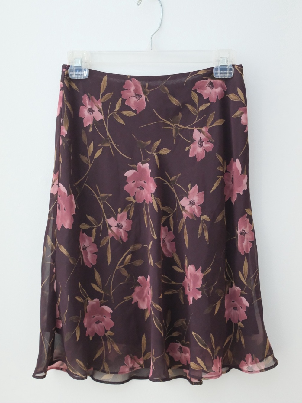Vintage Floral Express A-Line Skirt